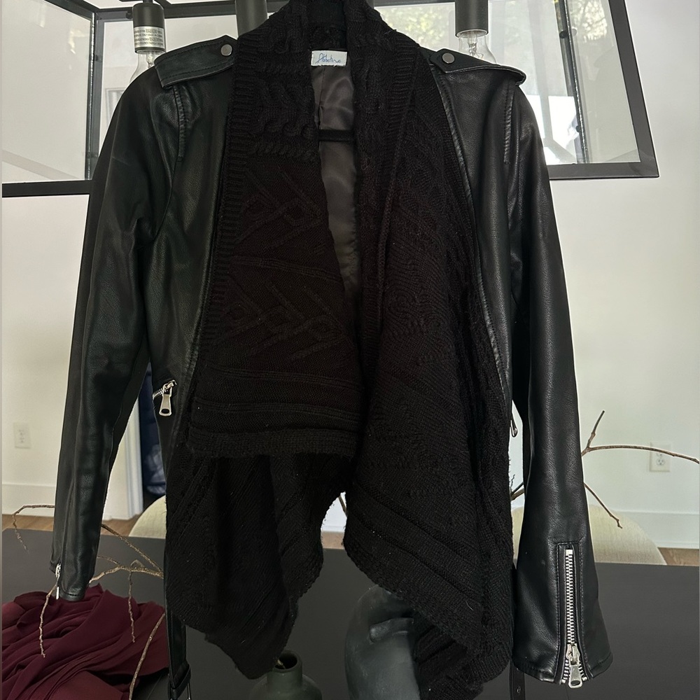 Faux Leather Jacket